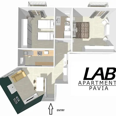 Lab42 City & San Matteo Apartment - 2 Bedrooms Pavia Exterior photo
